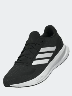 Outlet adidas Black/White Runfalcon 5 Lace Running Junior Trainers