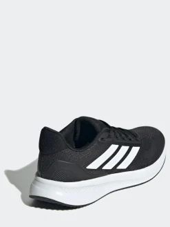 Outlet adidas Black/White Runfalcon 5 Lace Running Junior Trainers