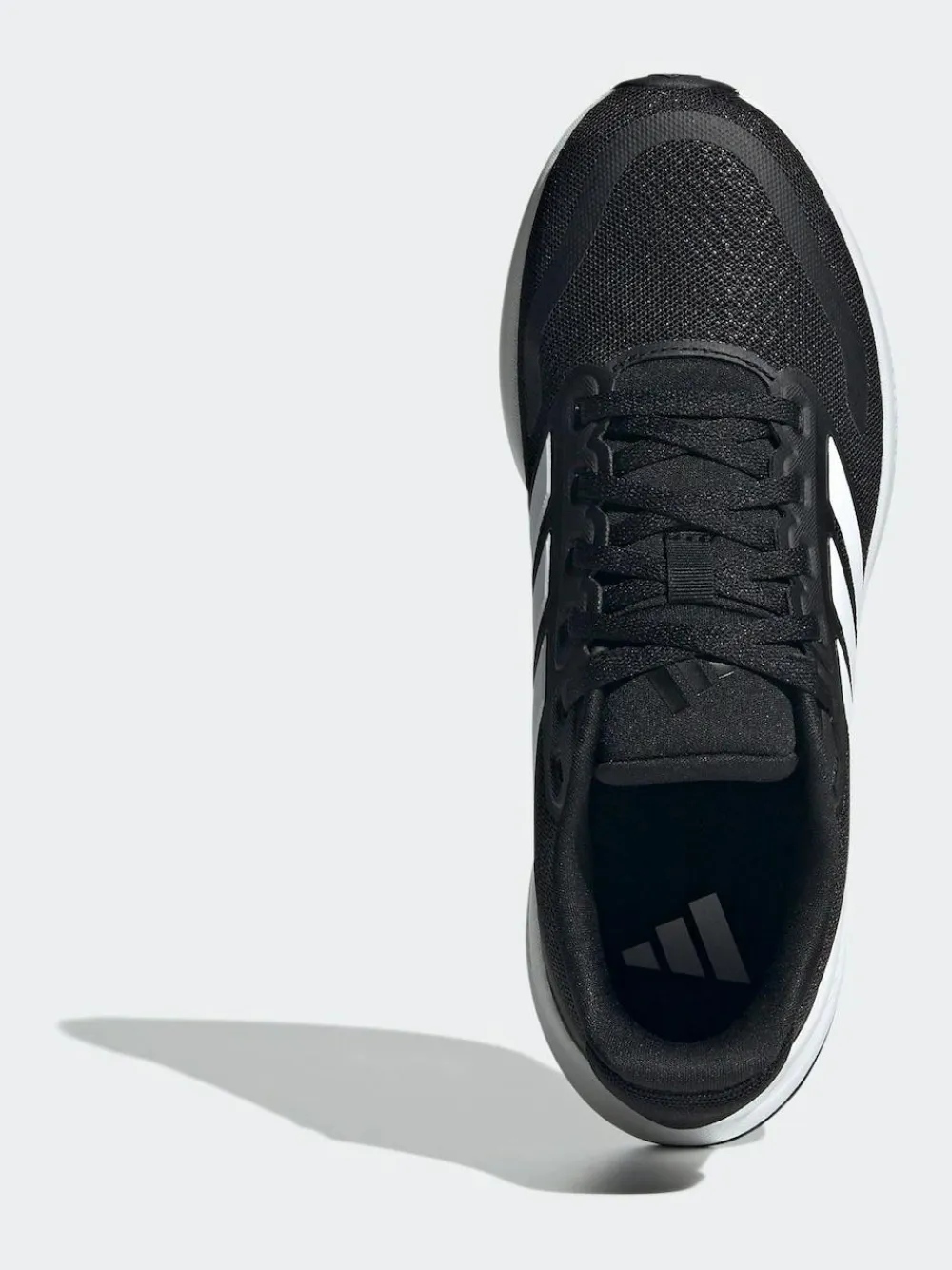 Outlet adidas Black/White Runfalcon 5 Lace Running Junior Trainers