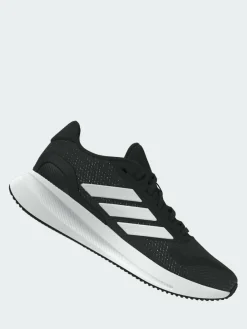 Outlet adidas Black/White Runfalcon 5 Lace Running Junior Trainers