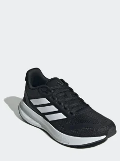 Outlet adidas Black/White Runfalcon 5 Lace Running Junior Trainers