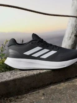 Hot adidas Black/White Runfalcon 5 Running Trainers