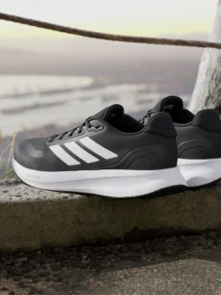 Hot adidas Black/White Runfalcon 5 Running Trainers