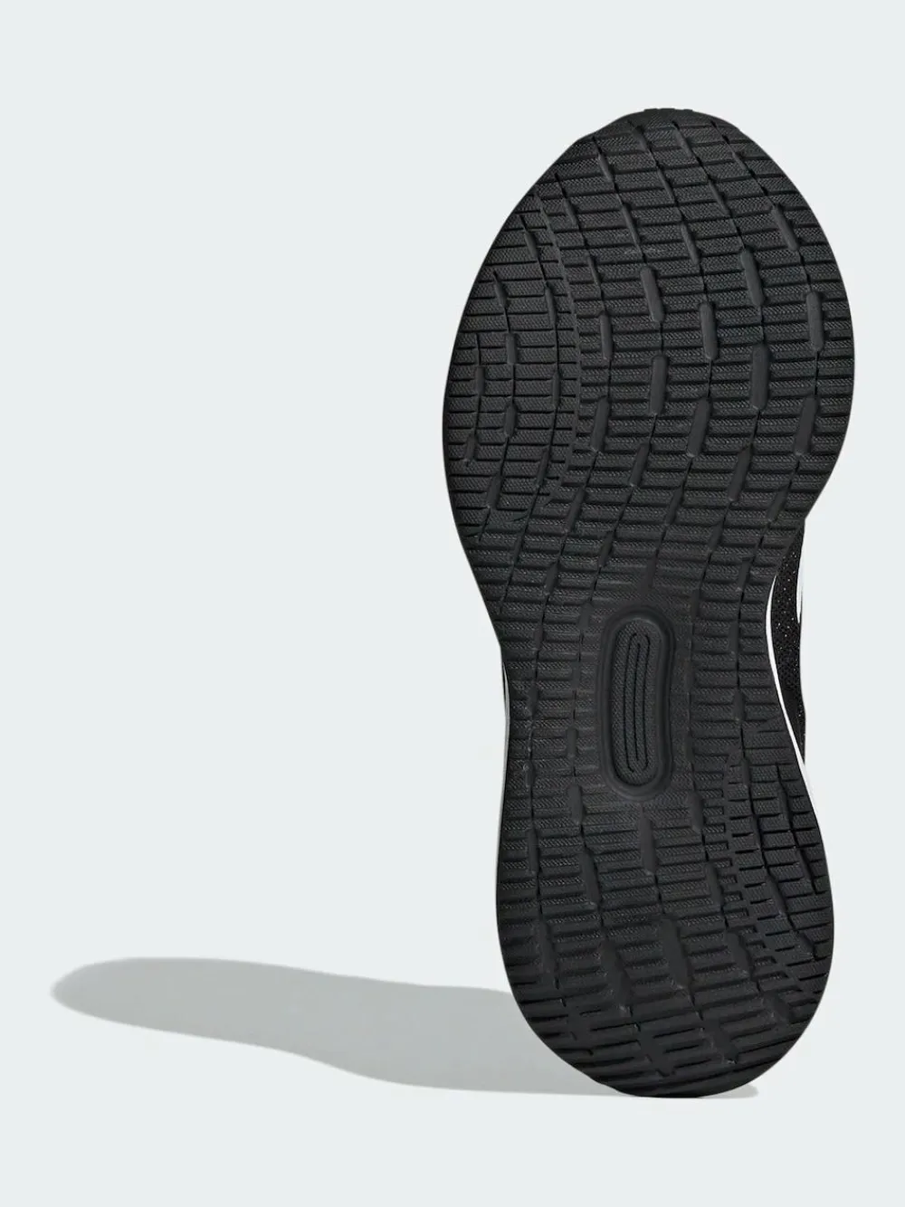 adidas Black/White Runfalcon 5 Elastic Lace Running Kids Trainers^BOY Sneakers|Sneakers