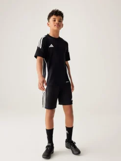 Outlet adidas Black/White Tiro 24 Kids Jersey