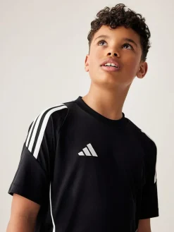 Outlet adidas Black/White Tiro 24 Kids Jersey
