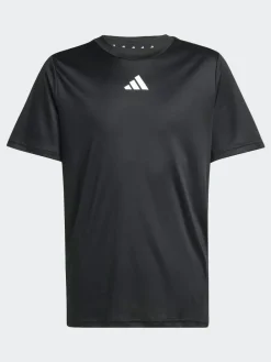 Sale adidas Train Essentials 3-Stripes Kids T-Shirt & Shorts Set Black/White