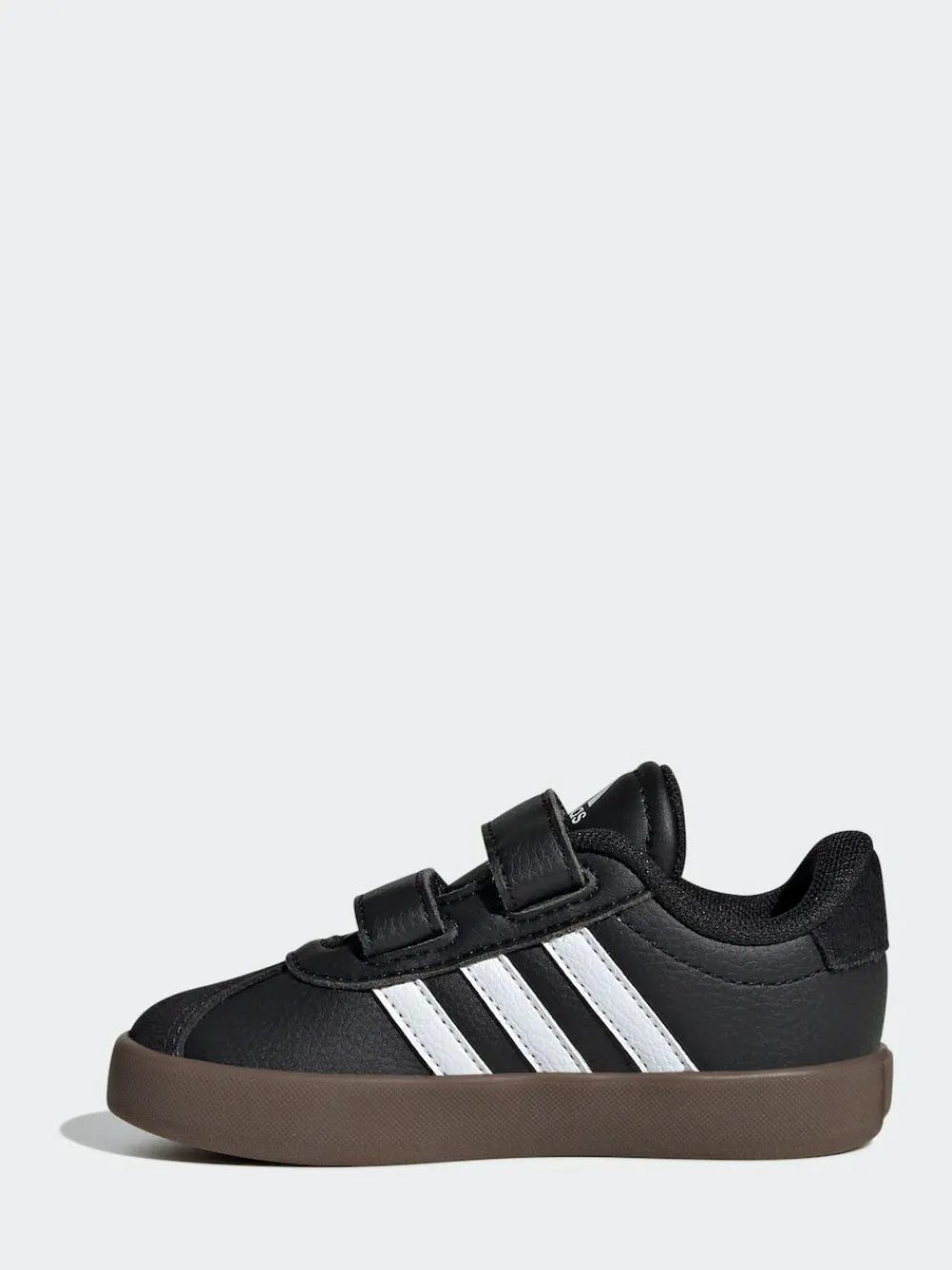 Discount adidas Black/White VL Court 3.0 Hook and Loop Infant Trainers