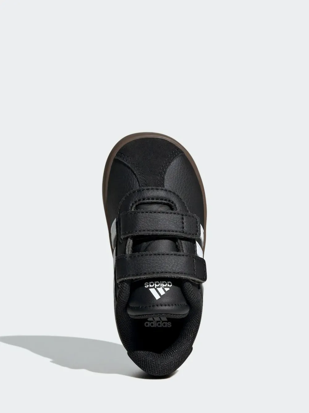 Discount adidas Black/White VL Court 3.0 Hook and Loop Infant Trainers
