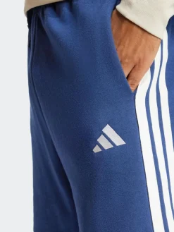 adidas Blue Essential 3-Stripes French Terry Shorts^ Shorts
