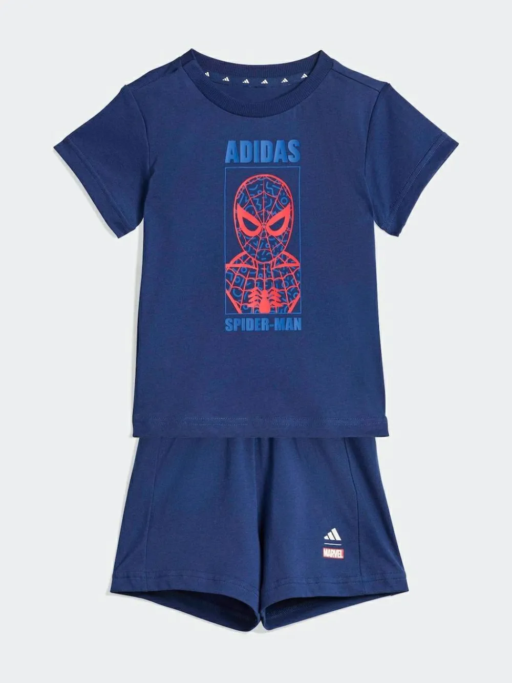 adidas Marvel Spider-Man Top and Shorts Infant Set^ Shorts