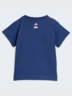 adidas Marvel Spider-Man Top and Shorts Infant Set^ Shorts