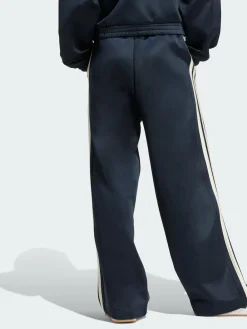 adidas Blue Stadium Loose Fit 3-Stripes Trackpant Trousers^Women Pants|Sportswear