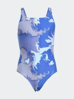 adidas Tie Dye V-Back Kids Swimsuit^ Swimwear