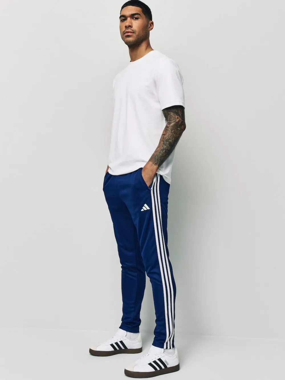 adidas Train Essentials 3-Stripes Training Joggers Blue