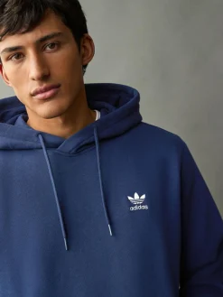 adidas originals adidas Blue Trefoil Essentials Hoodie^ Sweatshirts & Hoodies|Sweatshirts & Hoodies