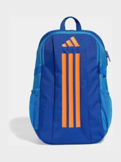 adidas Blue/Orange Kids 3 Stripe Backpack^BOY Bags|Bags