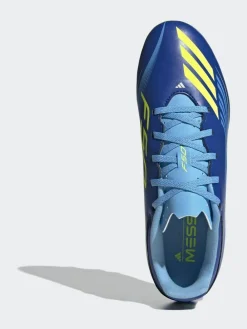 Clearance adidas Blue/Yellow Adult F50 Messi Club Firm Ground Boots