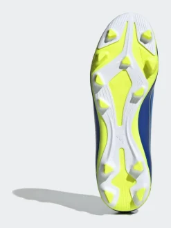 Clearance adidas Blue/Yellow Adult F50 Messi Club Firm Ground Boots