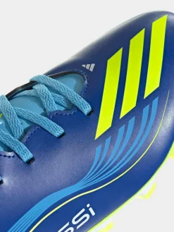 Clearance adidas Blue/Yellow Adult F50 Messi Club Firm Ground Boots