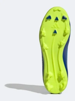 adidas Blue/Yellow Kids F50 Messi League Firm/Multi Ground Boots^ Soccer Cleats