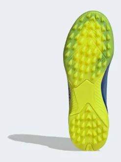 adidas Blue/Yellow Kids F50 Messi League Turf Boots^ Soccer Cleats