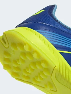 adidas Blue/Yellow Kids F50 Messi League Turf Boots^ Soccer Cleats