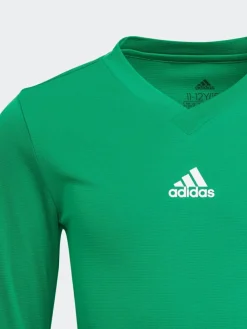 adidas Bright Green Team Base T-Shirt^BOY Thermals|Thermals