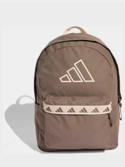 Sale adidas CL Tape Backpack Bag Brown
