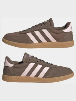 adidas Brown/Pink Breaknet Sleek Trainers