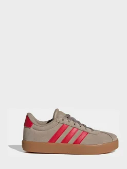 adidas Brown/Red VL Court 3.0 Trainers^ Sneakers