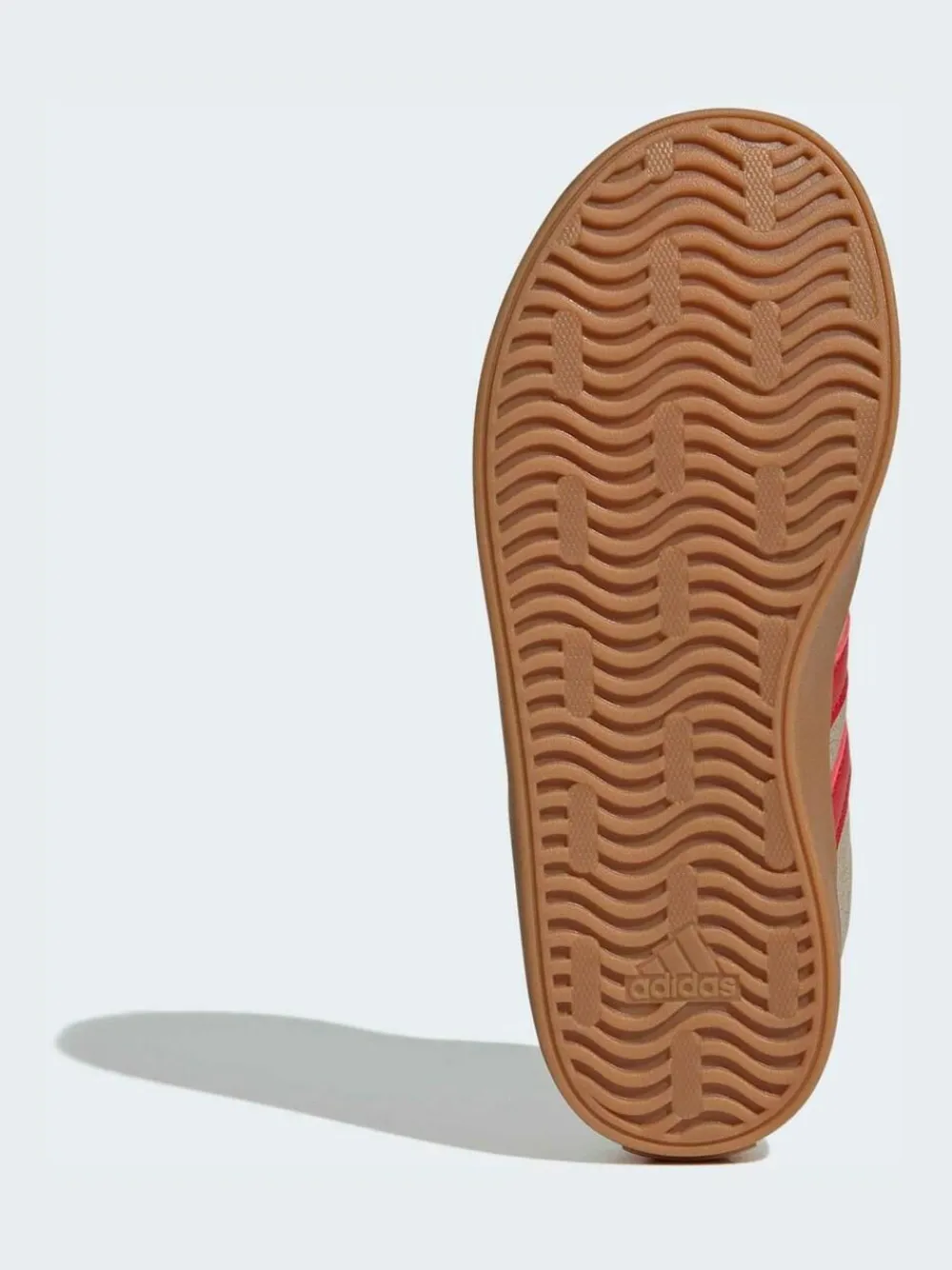 Online adidas Brown/Red VL Court 3.0 Hook and Loop Kids Trainers