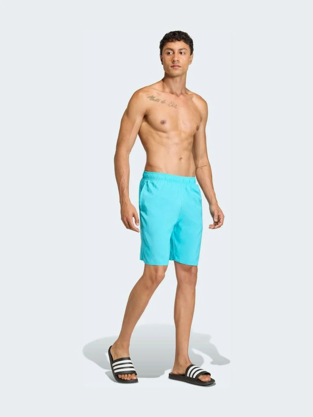 Clearance adidas Coral Blue 8-Inch Swim Shorts