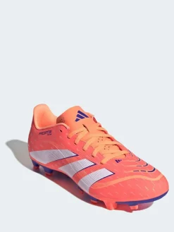 adidas Coral/White Adult Predator Club Firm/Multi Ground Boots^ Soccer Cleats