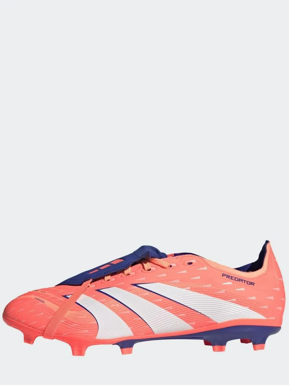 adidas Coral/White Adult Predator League Fold-Over Tongue Firm/Multi Ground Boots^ Soccer Cleats