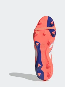 adidas Coral/White Adult Predator League Fold-Over Tongue Firm/Multi Ground Boots^ Soccer Cleats