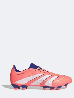 adidas Coral/White Adult Predator League Multi Ground Boots^ Soccer Cleats