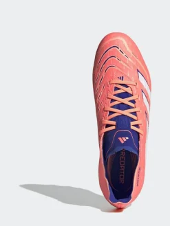 adidas Coral/White Adult Predator League Multi Ground Boots^ Soccer Cleats