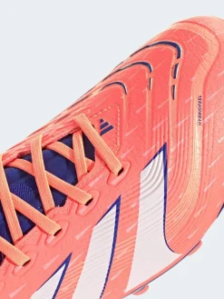 adidas Coral/White Adult Predator League Multi Ground Boots^ Soccer Cleats