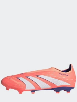 adidas Coral/White Adult Predator League Laceless Firm/Multi Ground Boots^ Soccer Cleats