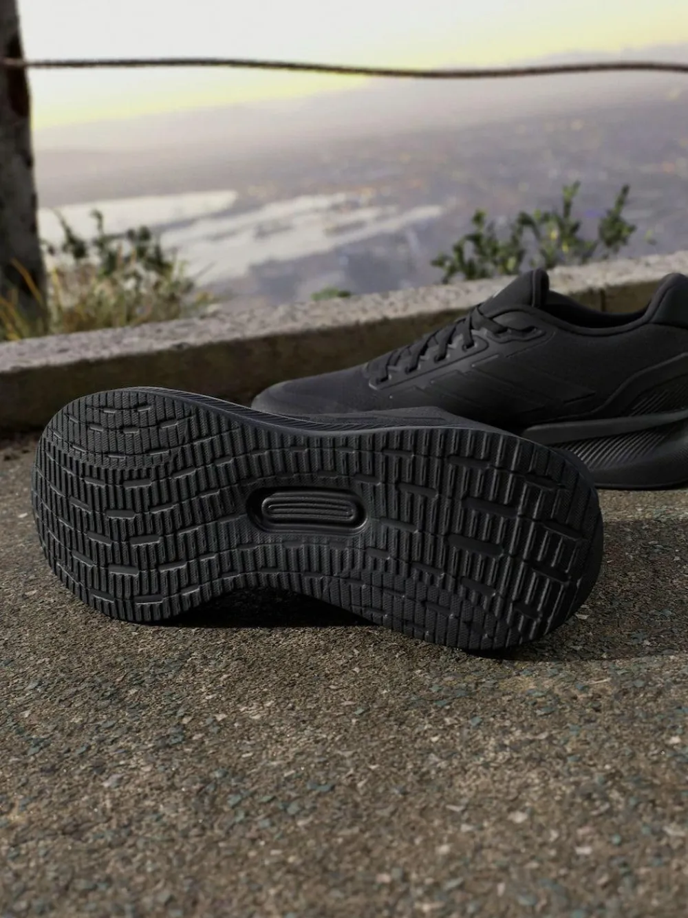 New adidas Dark Black Runfalcon 5 Running Trainers