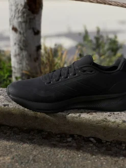 New adidas Dark Black Runfalcon 5 Running Trainers