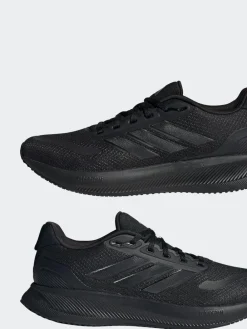 New adidas Dark Black Runfalcon 5 Running Trainers