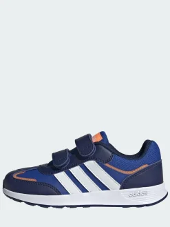 adidas Dark Blue Tensaur Switch Hook and Loop Kids Trainers^BOY Sneakers