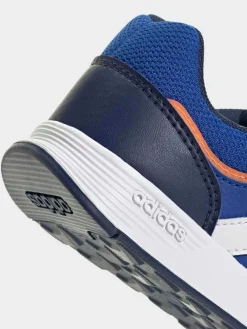 adidas Dark Blue Tensaur Switch Hook and Loop Kids Trainers^BOY Sneakers