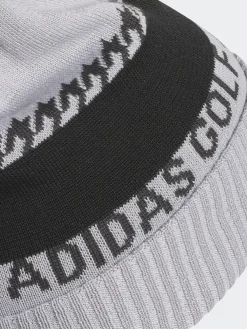 Hot Adidas Golf Dark Grey Cold.Rdy 3-Stripes Pom Beanie