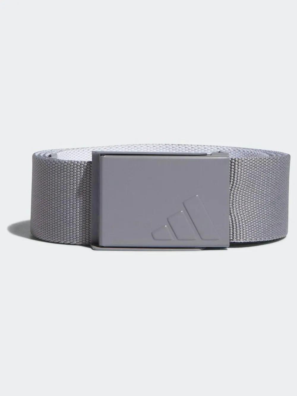 New Adidas Golf Reversible Webbing Belt Grey