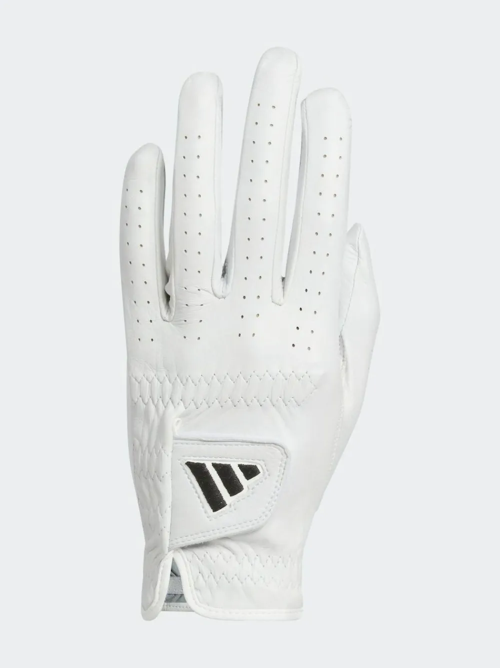 Hot Adidas Golf White/Black Pro Leather Single Gloves
