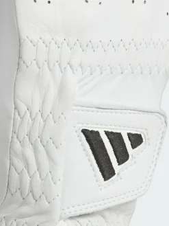 Hot Adidas Golf White/Black Pro Leather Single Gloves