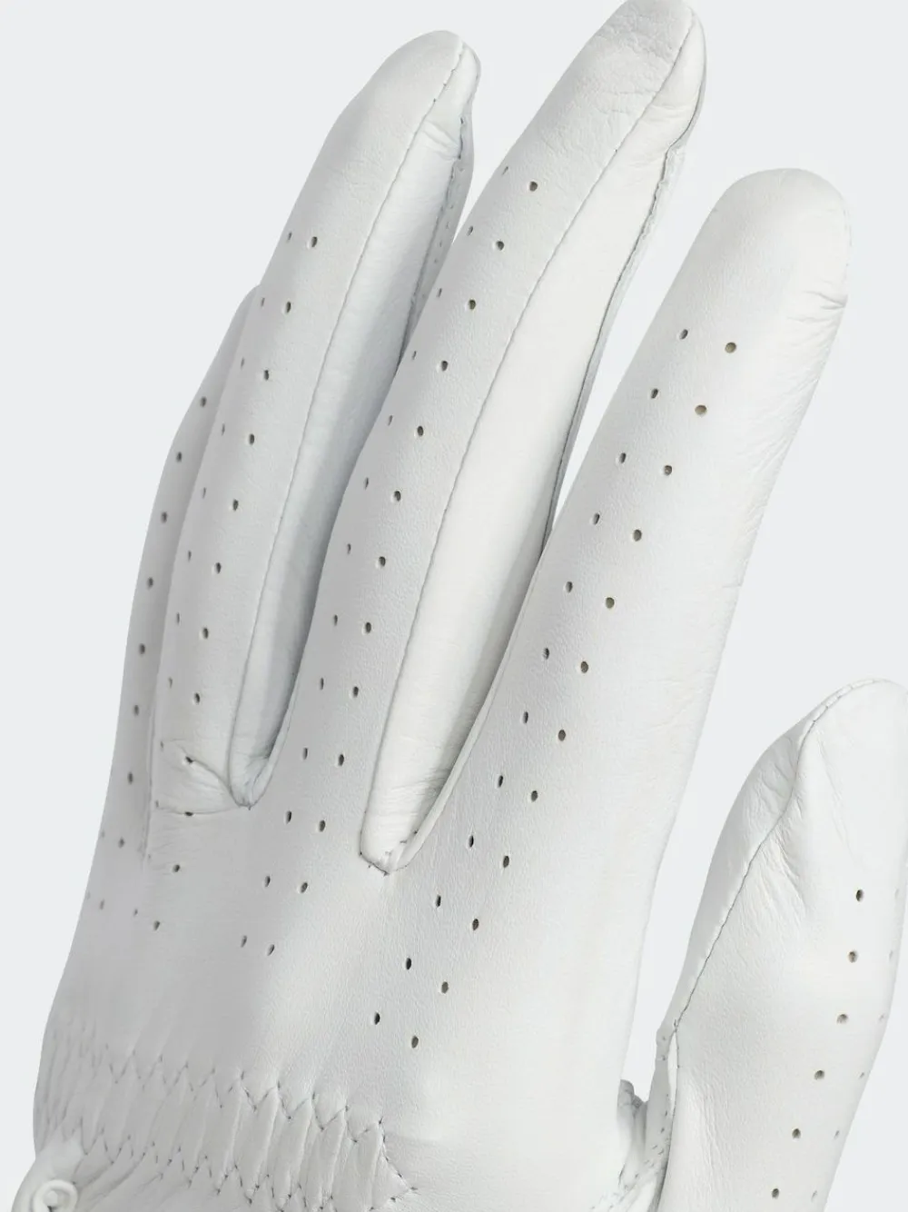 Hot Adidas Golf White/Black Pro Leather Single Gloves
